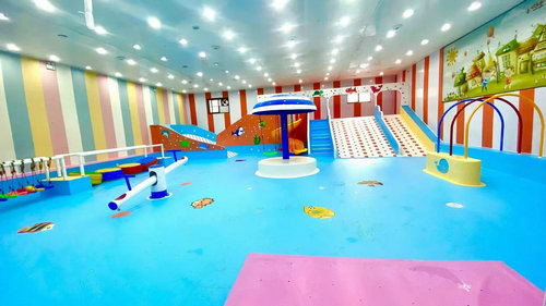 建昌儿童软体水上乐园甘肃案例客户图